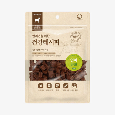 굿데이 건강레시피 연어 큐브 300g