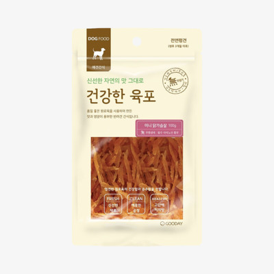 굿데이 건강한육포 미니 닭가슴살 100g