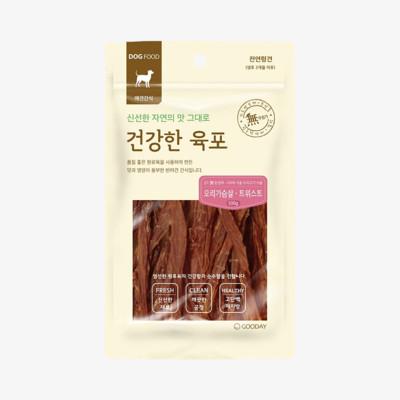 굿데이 건강한육포 오리가슴살 트위스트 100g