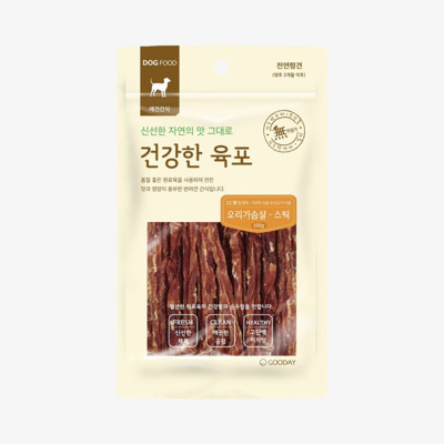 굿데이 건강한육포 오리가슴살 스틱 100g
