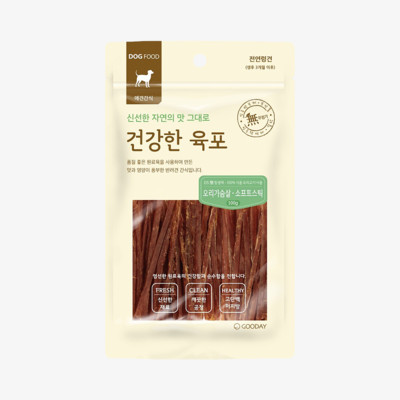 굿데이 건강한육포 오리가슴살 소프트 스틱 100g