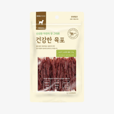 굿데이 건강한육포 소고기 소프트 육포 100g