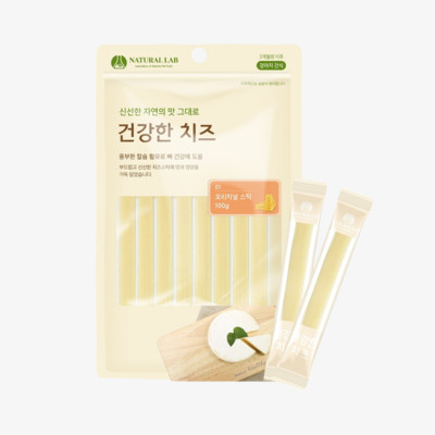 네츄럴랩 건강한치즈 스틱 오리지널 100g