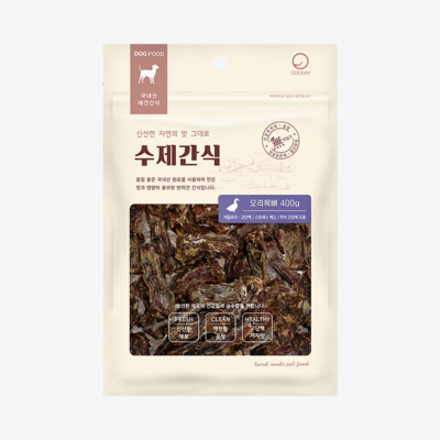 네츄럴랩 수제간식 오리목뼈 400g