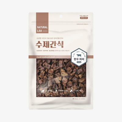 네츄럴랩 수제간식 한우 허파 200g