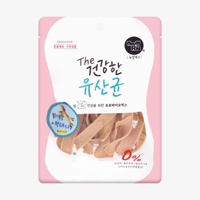뉴알엑스 더 건강한 유산균 닭가슴살&명태 50g