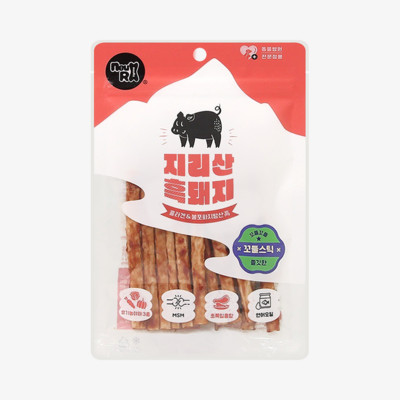 뉴알엑스 지리산흑돼지 꼬들스틱 100g