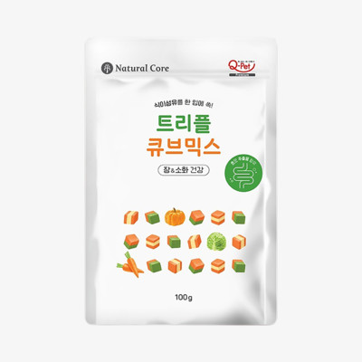 네츄럴코어 트리플 큐브 믹스 장&소화 100g