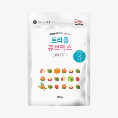 네츄럴코어 트리플 큐브 믹스 관절 100g