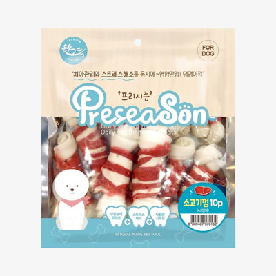 프리시즌 딩고껌 소고기 10개입