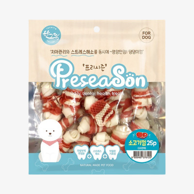 프리시즌 딩고껌 소고기 25개입