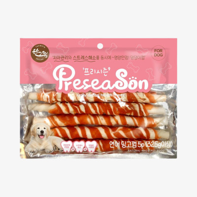 프리시즌 딩고껌 연어 5개입