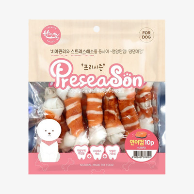 프리시즌 딩고껌 연어 10개입