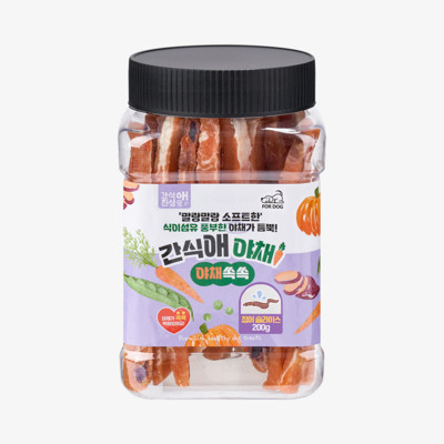 간식애 야채 소프트 장어 슬라이스 200g