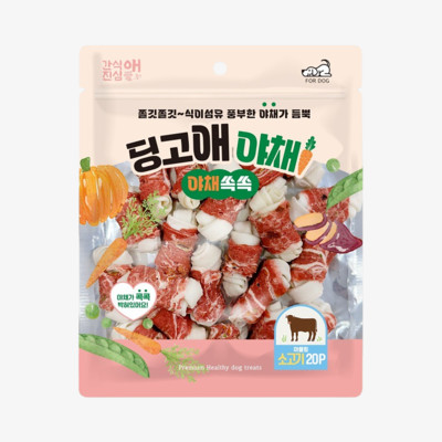 딩고애 야채 마블링 S 소고기 20개입