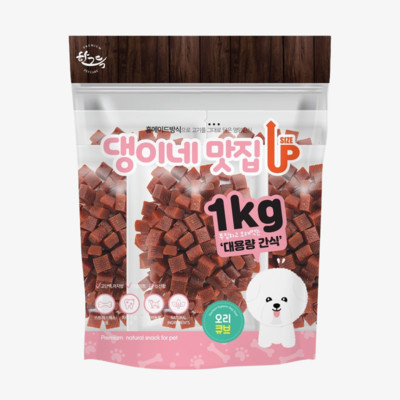 댕이네맛집 오리 큐브 1kg