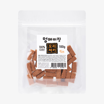 멍메이징 져키 오리 100g