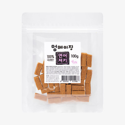 멍메이징 져키 연어 100g