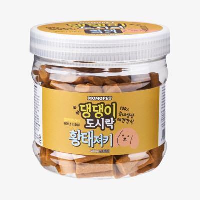 모모펫 댕댕이 도시락 황태 져키 400g