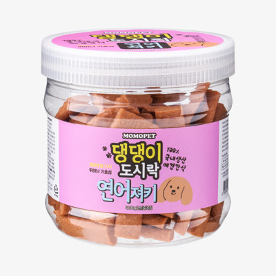 모모펫 댕댕이 도시락 연어 져키 400g