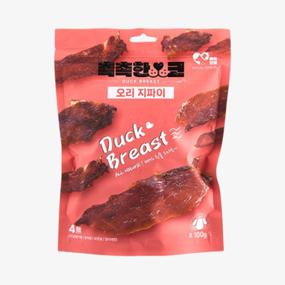 촉촉한코 지파이 오리 100g