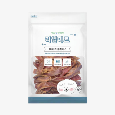 리얼미트 돼지 귀 슬라이스 300g