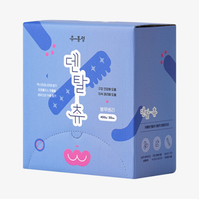 츄통령 덴탈츄 블루베리 30개입