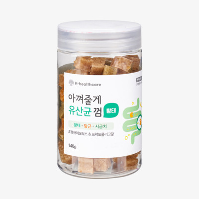 아껴줄게 유산균껌 황태 혼합 140g