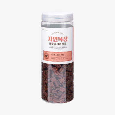 네츄럴랩 자연목장 쫄깃 콜라겐 육포 소고기 500g
