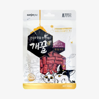 개꿀 한입크기 소고기 저키 70g