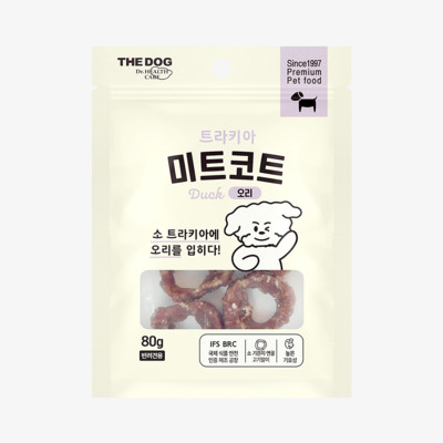 더독 미트코트 트라키아 오리 80g