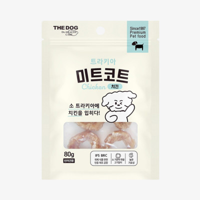 더독 미트코트 트라키아 치킨 80g
