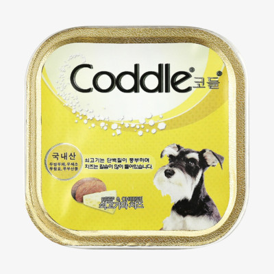 코들 소고기와 치즈 캔 100g