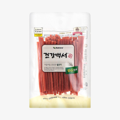 건강백서 야들야들 쫀득한 닭고기 120g