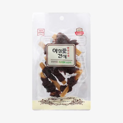 아침애 치즈껌과 소고기 80g