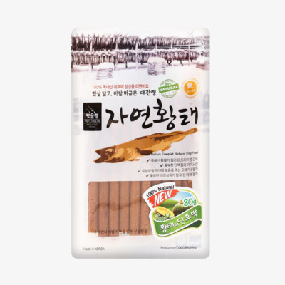 펫슐랭 대관령 자연황태 황태&단호박 80g