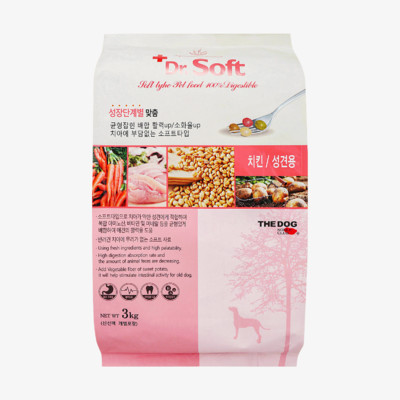 더독 닥터소프트 치킨 어덜트 3kg