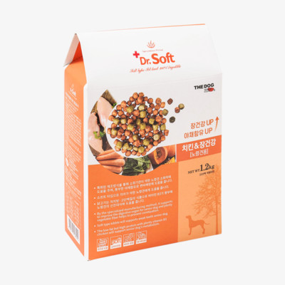 더독 닥터소프트 치킨&장건강 노령견용 1.2kg