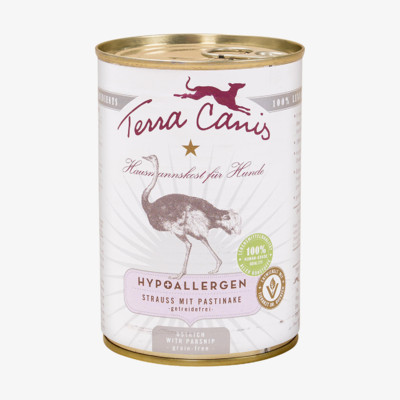 테라카니스 하이포알러젠 타조와 파스닙 캔 400g