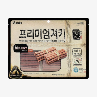 아스쿠 프리미엄 소고기 저키 800g