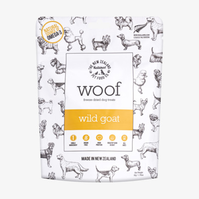 워프 동결건조 야생 염소고기 50g