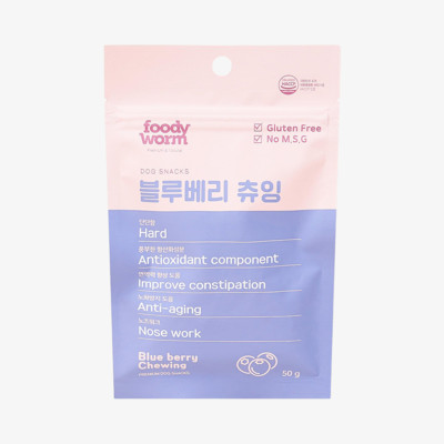 푸디웜 블루베리 츄잉 50g