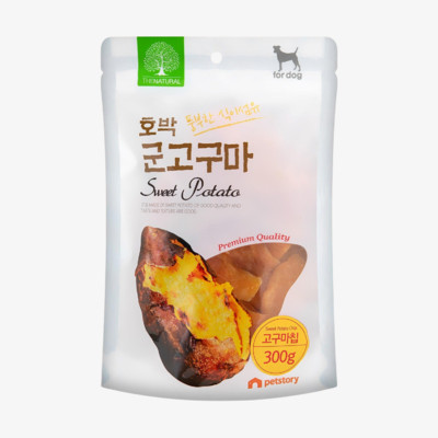 더내추럴 호박 군고구마 칩 300g