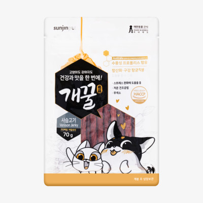 개꿀 사슴고기 저키 70g