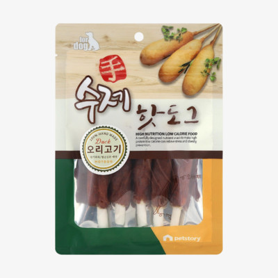 펫스토리 수제핫도그 오리고기 100g
