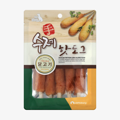 펫스토리 수제핫도그 닭고기 100g