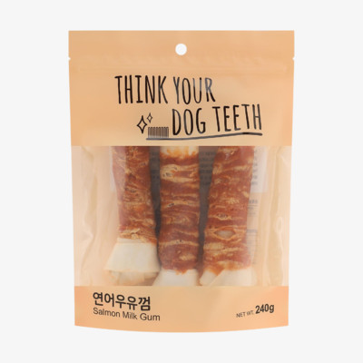 THINK YOUR DOG TEETH 연어우유껌 대 3개입