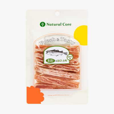 네츄럴코어 치킨&대구 스틱 90g