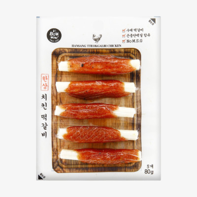 바우와우 한상떡갈비 치킨 80g