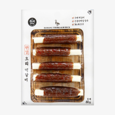 바우와우 한상떡갈비 오리 80g